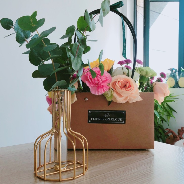 全新ins风试管花瓶北欧透明玻璃花瓶摆件创...