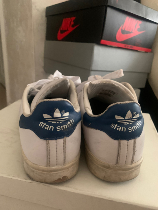 Adidas阿迪达斯三叶草蓝尾