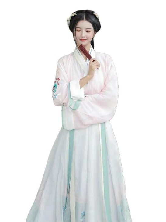 【月泯轩】梨花渡原创传统中国风汉服女晋制齐...