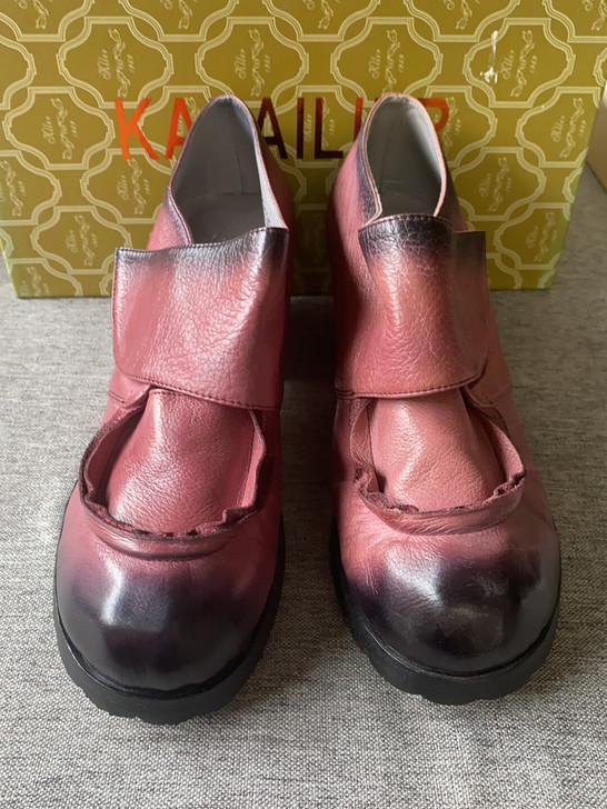 民族风单鞋超舒服 38码里外全牛皮