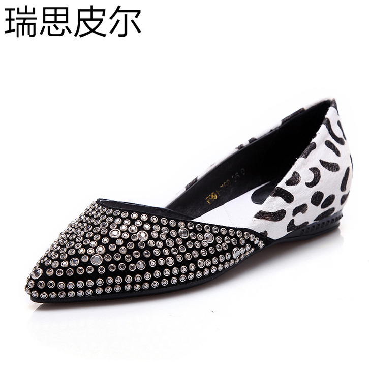 春秋夏浅口平底单鞋