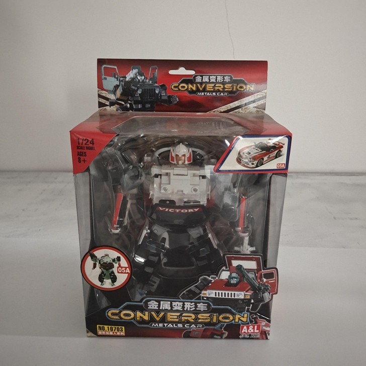 奥丽 金属变形车 可变形机器人 飞毛腿 因...