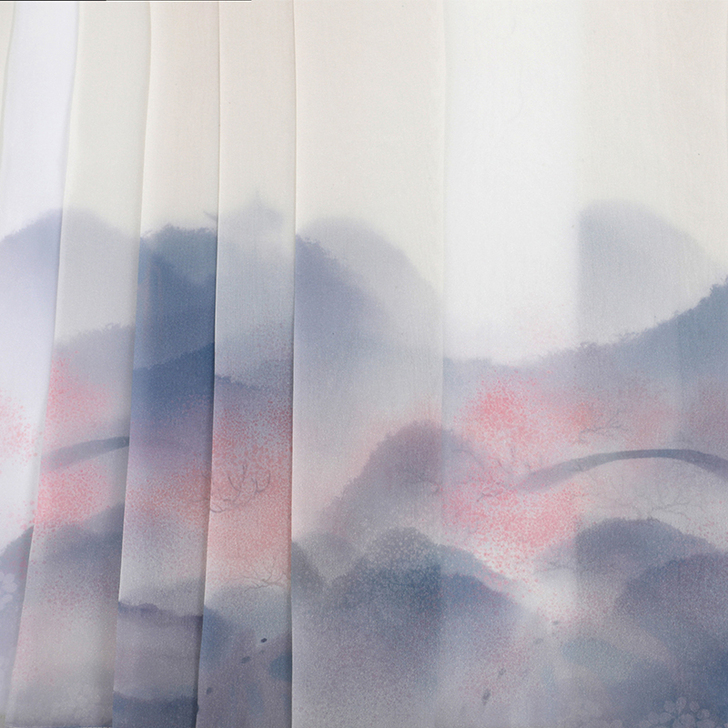 衣锦江南霞落原创汉服设计明制立领披风马面裙...