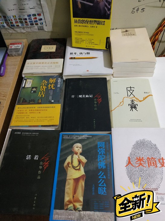 百年孤独 时间简史，皮囊 活着，摆渡人，许...