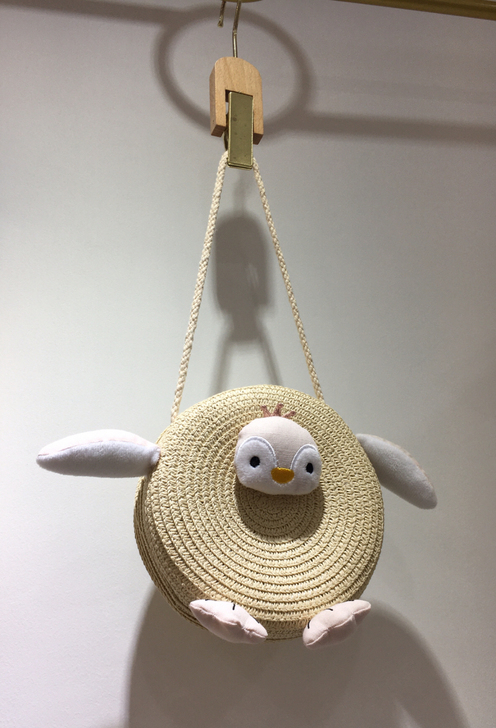 全新儿童包包，草织袋子，布袋包包