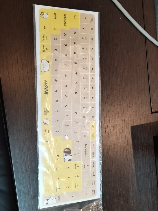 全新的罗技键盘膜贴纸,萌力星球 系列