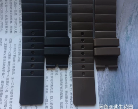 卡K地D亚Y山S度D士橡胶硅胶表带 男款尺...