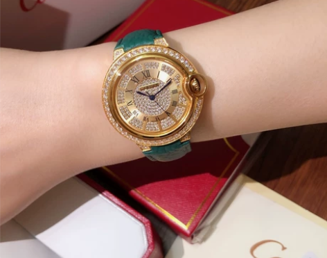 闲置女手表全新出New孔雀绿象征高贵神秘的...