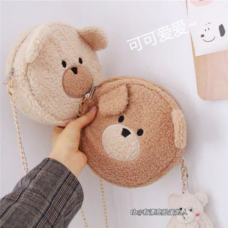 (可换/科幻)日系原宿卡通可爱小熊软妹小包...