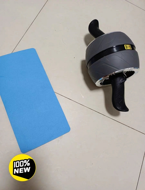 回弹健腹轮腹肌瘦肚子减肥静音健身器材家用男...