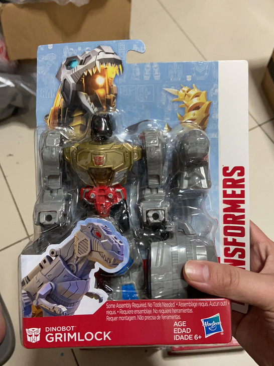 孩之宝变形金刚大黄蜂钢锁擎天柱简单变形大小...