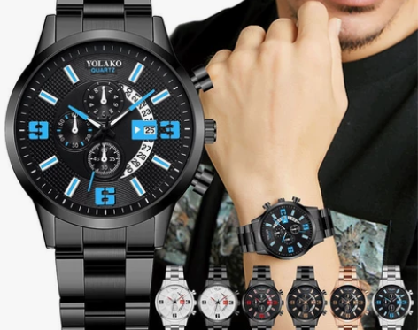 【特惠抢购】时尚潮流新款手表休闲男士手表学...