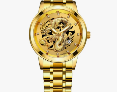 外贸爆款时尚日历男士手表男表钢带款非机械商...