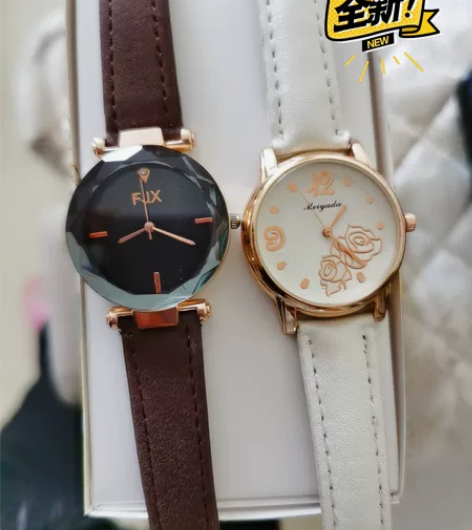 少女手表时尚新款潮流韩版简约休闲中学生考试...