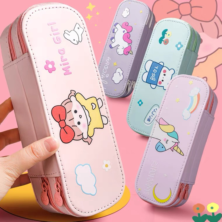 笔袋ins日系文具盒女孩子铅笔盒多功能文具...