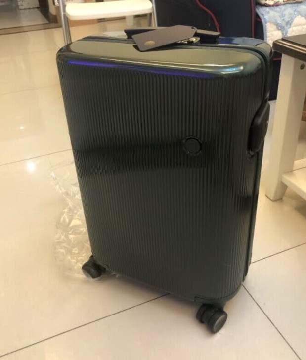 ITO拉杆箱20寸森绿条纹,条纹蟹壳灰,条...