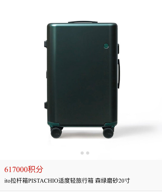 ito拉杆箱PISTACHIO适度轻旅行箱...