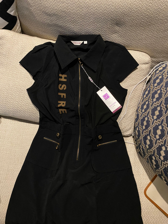 黑色连衣裙全新带吊牌