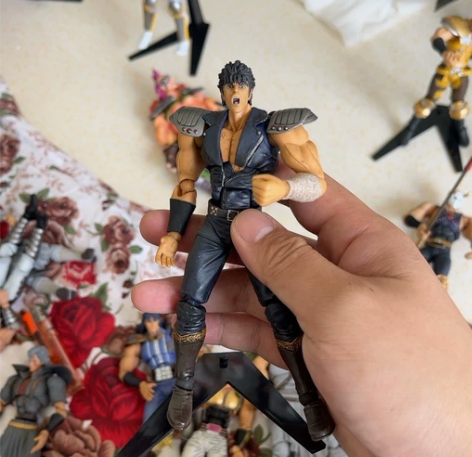 海洋堂 山口式 北斗神拳 可动 人偶  健...