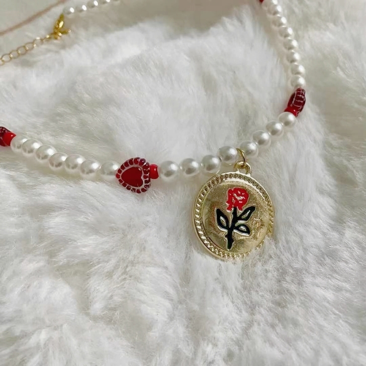 法式复古｜vintage手作串珠 巴洛克珍...