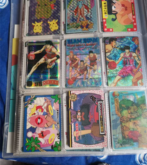 童年 闪卡 普通卡  灌篮高手 乱马 皮卡...