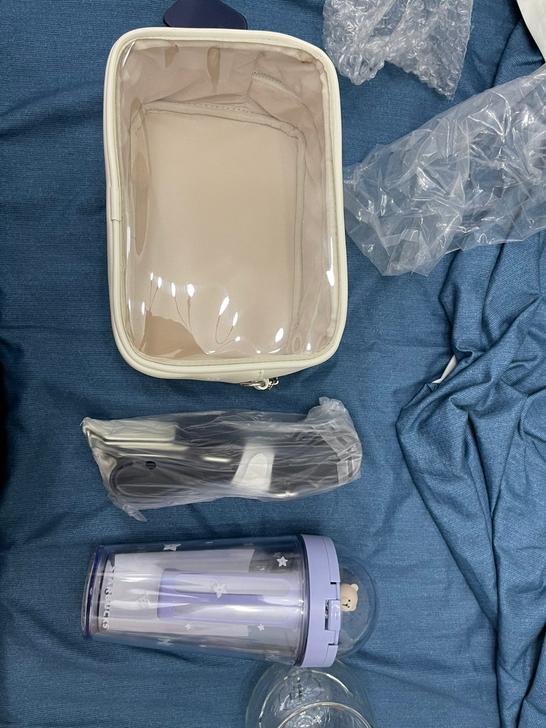 星巴克夏日冷萃咖啡随行杯礼盒组合套装 包包