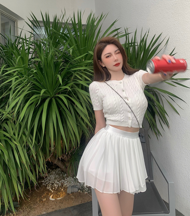 韩风薄款短袖针织开衫外套女夏2021年新款...