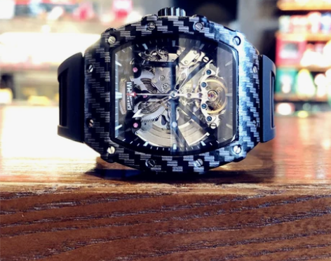 2021新款理查德镂空全自动机械表陀飞轮手...