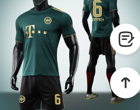 足球服套装男定制队服训练服定做慕里黑拜仁球衣