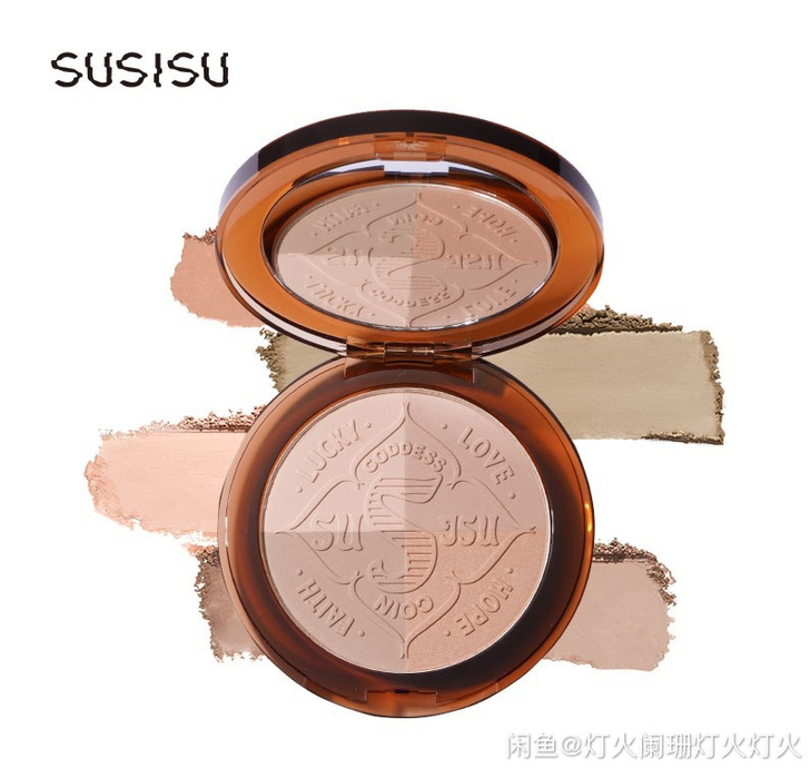 全新susisu苏西苏四色修容盘