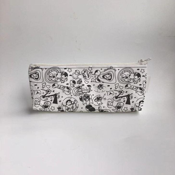 美系揉纹纸笔袋