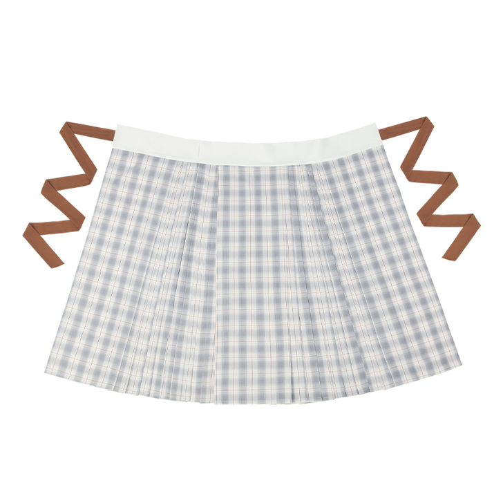 远山乔【朝暮里】格纹马面裙汉服女明制立领琵...