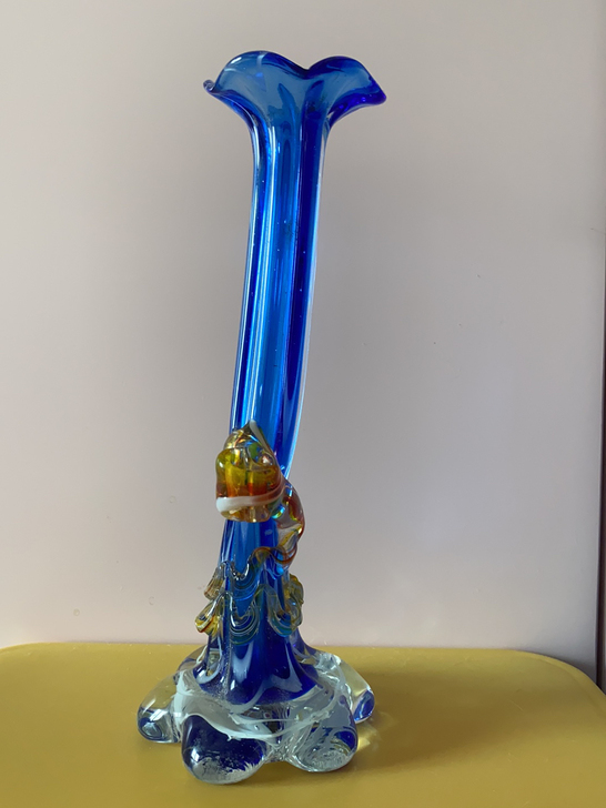 老物件 玻璃花瓶 插花花瓶