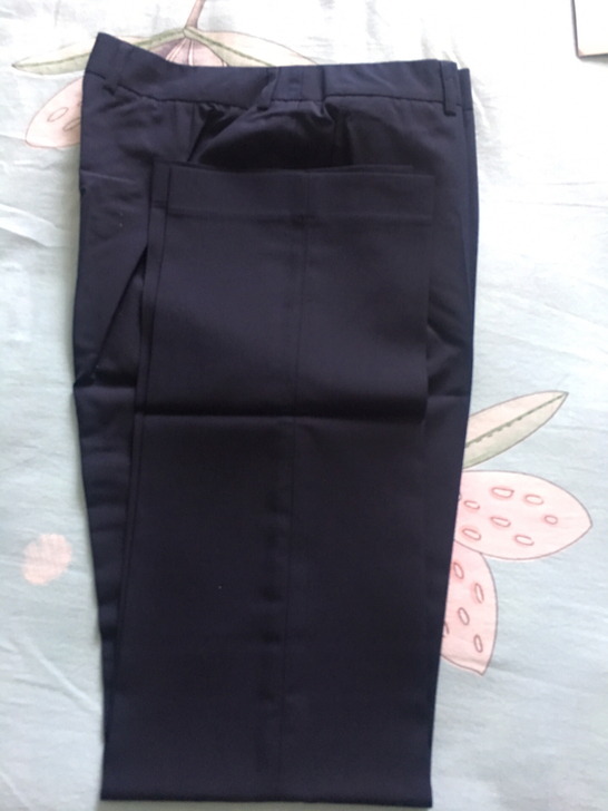全新银行订做女士工装西裤藏蓝色，裤长105...