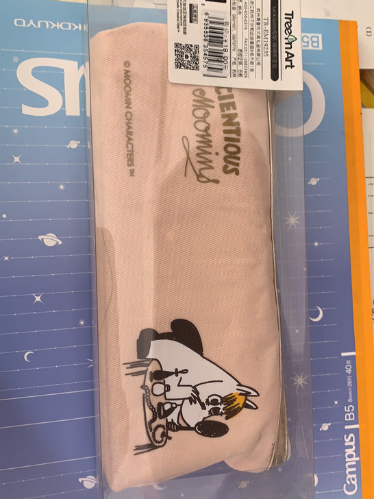 treeinart moomin笔袋 全新