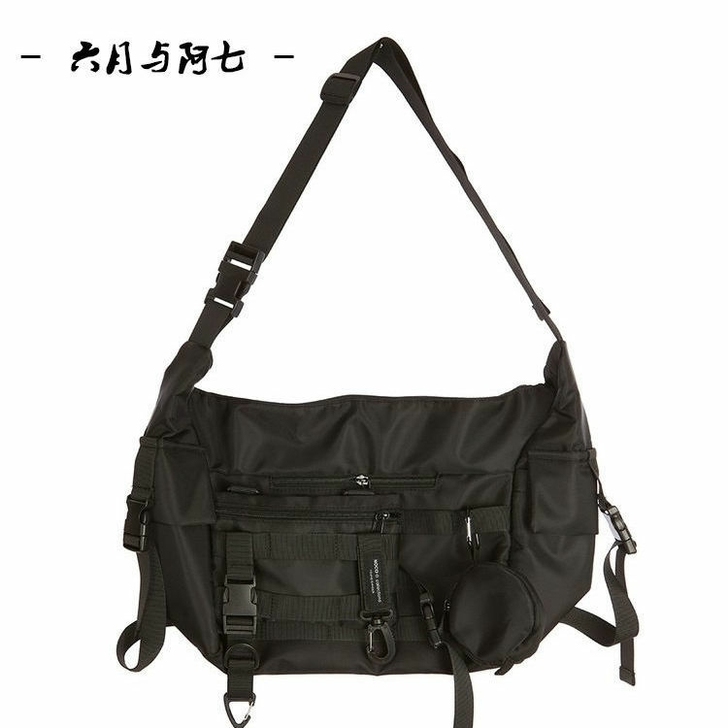 机能工装包日系帆布大容量ins潮流女战术潮...