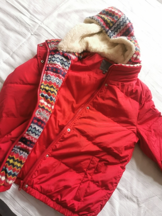 森马棉服九成新xl