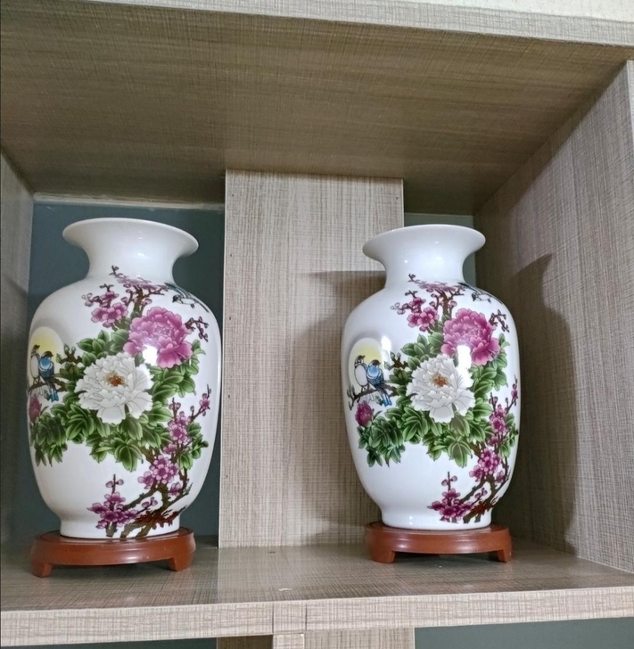 捡漏  景德镇陶瓷花瓶摆件客厅插花中式家居...
