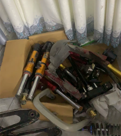 电摩配件 各种闲置 ls前减震 黑名单减震...