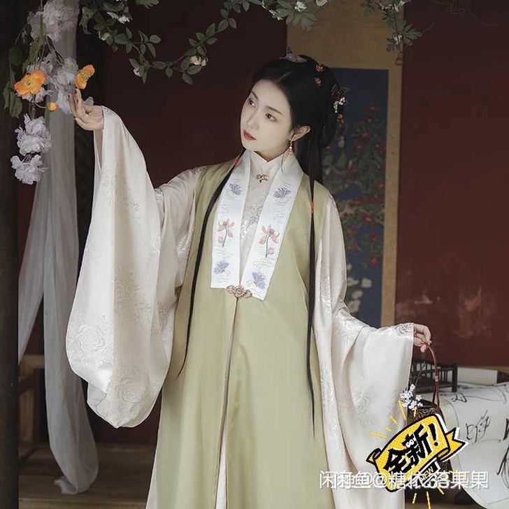 汉服比甲卿如故甘草黄比甲m码全新包邮。比较...