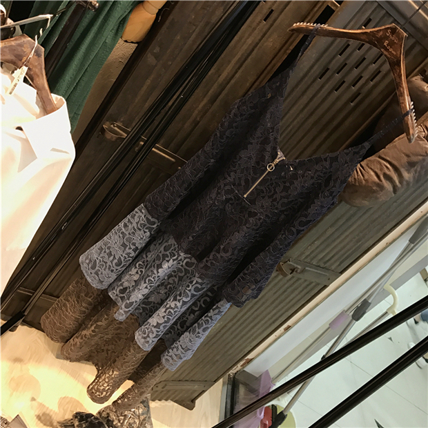 春夏季韩版渐变蛋糕裙