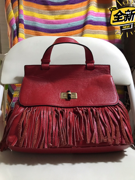 头层牛皮包 可手提可肩背