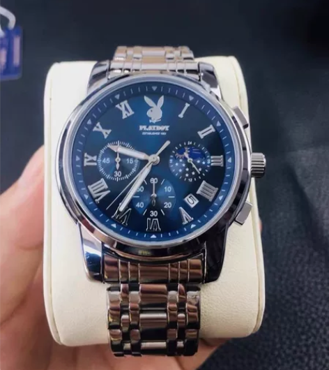 正品花花公子男士手表新款全自动时尚多功能潮...