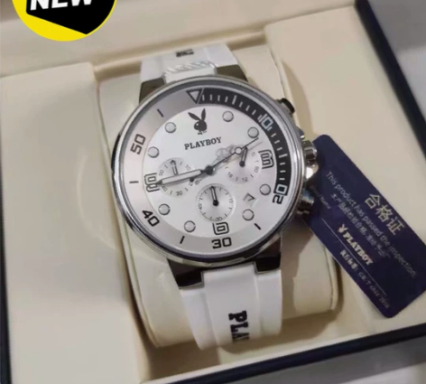 新款花花公子正品手表男士全自动机械表防水学...