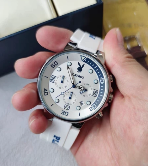 花花公子手表男士石英新款正品潮流时尚运动防...