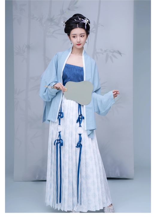 云出岫原创汉服宋制百迭裙迭褶裙汉服女