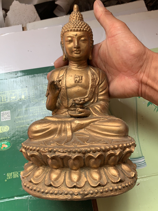 铜佛像收藏品，做工精致漂亮、老东西收藏品、...