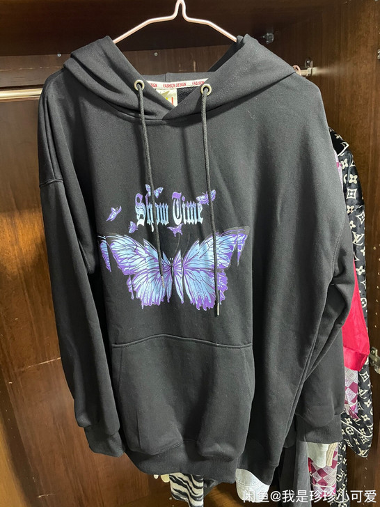 全新卫衣 男女同款 纯黑色 有些许曝光 很...