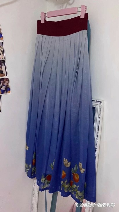 白菜汉服仿十三余金钗斗一片式襦裙齐腰原创宋...