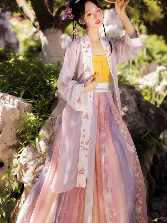 【华夏】原创汉服女汉韵阁芙蓉正品宋制百迭裙...